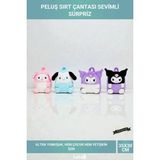 Letsii Peluş Kuromi My Melody Cinnamoroll Büyük Boy Sırt Çantası - Tek Ebat - Çok Renkli