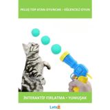 Letsii Peluş Top Fırlatan İnteraktif Kedi Oyuncağı 31 Parça