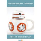 Letsii Porselen Star Wars Bb 8 Tasarımlı Kupa Bardak 13X14 cm - Renkli - 1 Adet
