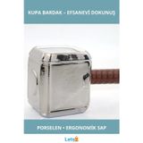 Letsii Porselen Thor Mjolnir Tasarımlı Çekici Kupa Bardak