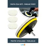 Letsii Profesyonel Pasta Cila Uygulama Seti Yün Keçe Sünger ile Parlaklık