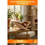Letsii Şarjlı Peluş Uçan Kuş Oyuncak Kediler İçin Eğlenceli Av Aracı