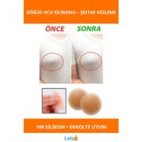Letsii Şeffaf Göğüs Ucu Silikonu Nipple Pad 2 Adet