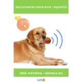 Letsii Sesli Vinil Köpekler İçin Eğlenceli Tavuk Butu Oyuncak