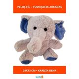 Letsii Sevimli Peluş Fil 24 cm Yumuşak Hediye Oyuncak