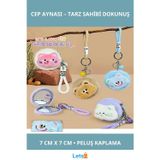 Letsii Sevimli Peluş Yumuşak Cep Aynası Anahtarlık Tasarım