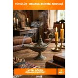 Letsii Sihirli Lamba Tasarımlı Tütsülük Osmanlı Motifli Dekoratif Buhurdanlık