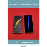Letsii Şık Mavi Metal Touchpen Tükenmez Kalem Dijital ve Klasik Kullanım Için Ideal - Çok Renkli