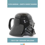 Letsii Star Wars Darth Vader Temalı Seramik Kupa Bardak 13X17 cm - Renkli - 1 Adet