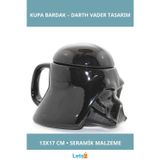 Letsii Star Wars Darth Vader Temalı Seramik Kupa Bardak 13x17 cm