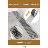 Letsii Su Geçirmez Gider Süzgeci ve Sineklik Tamir Kiti 12 cm x 4 metre