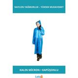 Letsii Su Geçirmez Mavi Kalın Naylon Yağmurluk - Standart - Çok Renkli - Yağmurluk & Rüzgarlık