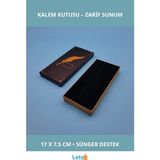 Letsii Tüylü Motifli Kaliteli Hediyelik Kalem Kutusu 17 cm - Renkli - Tek Ebat