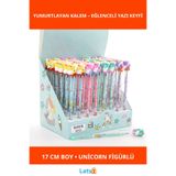 Letsii Unicorn Figürlü Renkli Eğlenceli Yumurtlayan Kalem 17 cm