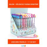 Letsii Unicorn Figürlü Yumurtlayan Kalem 17 cm