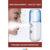 Letsii USB Şarjlı Mini Cilt Nemlendirici Buhar Makinesi - Çok Renkli - cilt buharlı nemlendirici