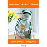 Letsii Yaramaz Ayıcık Sızdırmaz Sağlıklı Su Matarası 500 ml