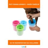 Letsii Yüksek Kaliteli Su Geçirmez Soft Gentle Köpek Pati Yıkama Aparatı
