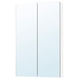 LETTAN banyo duvar dolabı, renksiz renksiz 60x15x95 cm