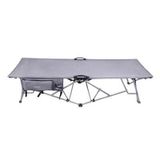 Letto Katlanabilir Kamp Yatağı & Kampet - Orcamp -Cepli - Gri - Out-2361