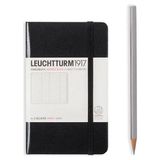 Leuchtturm 1917 LEUCHTTURM1917 Sert Kapak 100 Gr. Kağıt A6 Adres Defteri Siyah 316927