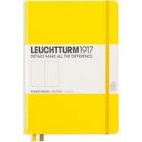 Leuchtturm Not Defteri Noktalı Orta Boy A5 Sert Kapak 249 Sayfa Limon Sarı
