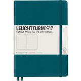 Leuchtturm Not Defteri Noktalı Orta Boy A5 Sert Kapak 249 Sayfa Pasifik Yeşili