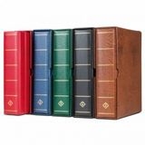Leuchtturm VARIO G Geniş Kasetli Klasör (275x325x90mm) (Kağıt Para, Pul, Zarf ve Efemera Koleksiyonlarınız için idealdir), Yeşil Kapak