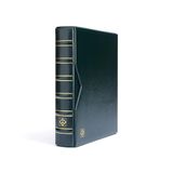 Leuchtturm VARIO Klasik Dar Kasetli Klasör (257x316x63mm) (Kağıt Para, Pul, Zarf ve Efemera Koleksiyonlarınız için idealdir), Koyu Yeşil Kapak