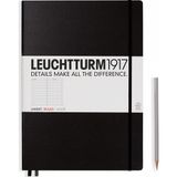 Leuchtturm1917 Master Klasik 233 Sayfa Not Defteri, Çizgili, Siyah Kapak