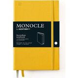 Leuchtturm1917 x Monocle Limited Edition Akerdeon Defter Wallet B6+, Sert Kapak, 192 Noktalı Sayfa, Yellow 363371 - Sarı
