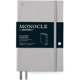Leuchtturm1917 x Monocle Limited Edition Defter Akerdeon Wallet B6+, Sert Kapak, 192 Noktalı Sayfa, Light Grey 363369 - Gri
