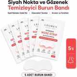 LEUREY Nose Strip, Siyah Nokta ve Gözenek Temizleyici Burun Bandı 5'li