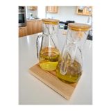 LeurHome Doğal AHŞAP Yağdanlık Altlığı Sabunluk Sirkelik Stand 20x12 Cm LH34ARF4