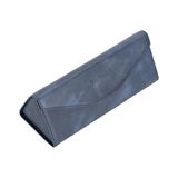 Lev Leather Hakiki Deri Gözlük Kılıfı - Mıknatıslı Kapama, Minimalist ve Hafif, Alan Tasarrufu Sağlayan Gözlük Kılıfı, Katlanabilir Hakiki Deri Gözlük Kılıfı (Lacivert)