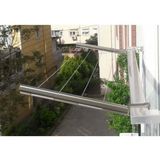 Leva House Balkon Için Kare Profil Alüminyum Çamaşır Kurutmalığı - 80X30MM - 80 x 30 mm