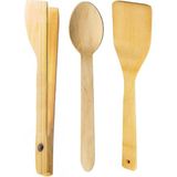 Leva House Doğal Ahşap Tahta Kaşık Tahta Spatula Tahta Maşa
