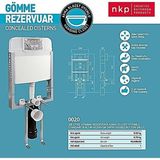 Leva House Gömme Rezervuar Klozet Uyumlu 80MM Nkp 0020