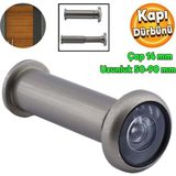 Leva House Kapı Dürbünü Ø14MM ( Çelik Kapısına Takılan Kapı Dürbünü ) - ( 50 - 90 mm Arası Kapılar Için Uygundur )