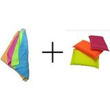 Leva Pinkpazar 4 Adet Mikrofiber Temizlik Bezi - 3 Adet Sihirli Temizlik Süngeri