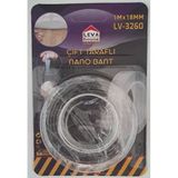 Leva Seffaf Cıft Taraflı Nano Bant 18Mm X 1Metre Lv-3260