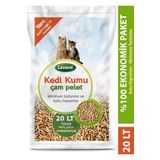 LEVANT Kedi Kumu 20 Lt %100 Çam Peleti Ve Organik Eko Paket