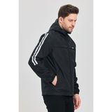Level High Erkek Siyah Yağmurluk – Suya & Rüzgara Dayanıklı - 2XL