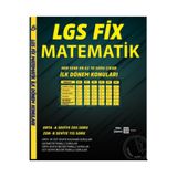 Levent İçöz Yayıncılık Lgs ilk dönem orta ve üst sorularla fix matematik kitabı
