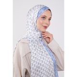 levidor Bebe Mavisi Çift Renkli Brand Şal, 70 x 190, V14852, Bebe Mavisi, Kadın