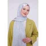 levidor Bebe Mavisi Labirent Desen Deluxe Devore Şal, 70 x 190, Deluxe Devore, renkli, Kadın
