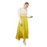 levidor Beli Lastikli Saten Etek, 42, V21328, Asit, Kadın
