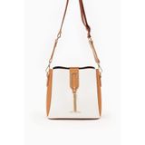 Levidor Beyaz Camel Kadın Omuz Çantası 930126