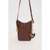Levidor Camel Atlı Charm Detaylı Omuz Çantası