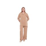 levidor Camel Fermuar Detaylı Tunik Takım, 40